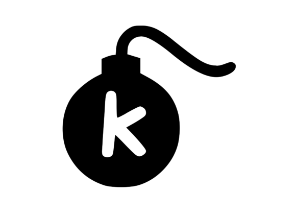 Big Comic Bomb Mono K: Bold Graphics for Crafters & Handmade Designers