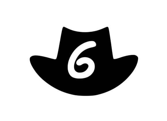 Cowboy Hat with Playful Mono 6: A Crafty Graphic for Local Branding