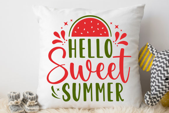 Hello Sweet Summer Graphics for Crafts & Content