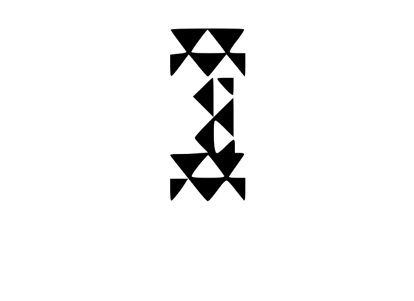 Playful Geometric Pattern Mono I: A Fresh Graphic for Crafts & Business Branding
