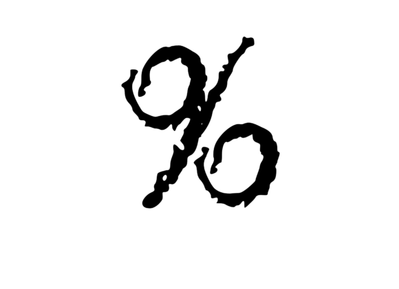 Scratched Mono Textured Percent: Graphics for Crafts