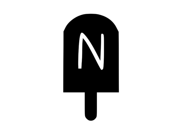 Sweet Summer Ice Lolly Mono N Graphics for Crafts