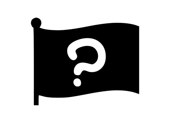 Waving Flag with Mono: A Versatile Graphic for Crafters & Handmade Sellers