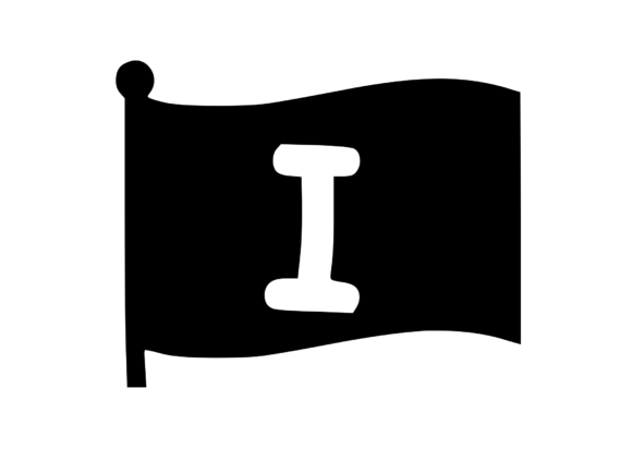 Waving Flag with Mono I: A Craft-Friendly SVG for Handmade Businesses